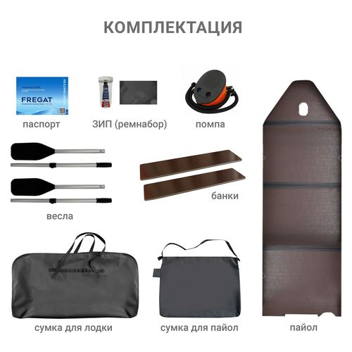 Лодка ПВХ Фрегат 280 ЕК