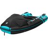 Лодка ПВХ GLADIATOR E330PRO (черный/бирюзовый)