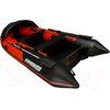 Лодка ПВХ GLADIATOR E350PRO нднд (красный/черный)
