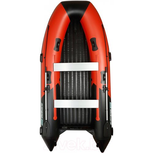 Лодка ПВХ GLADIATOR E350PRO нднд (красный/черный)