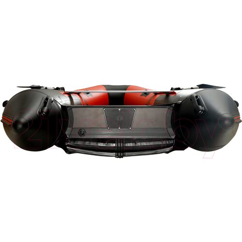 Лодка ПВХ GLADIATOR E350PRO нднд (красный/черный)