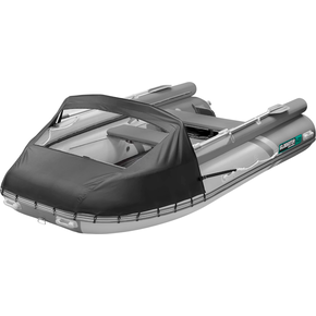 Лодка ПВХ GLADIATOR E420X (светло-серый/темно-серый)