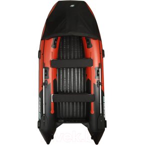 Лодка ПВХ GLADIATOR E420PRO нднд (красный/черный)