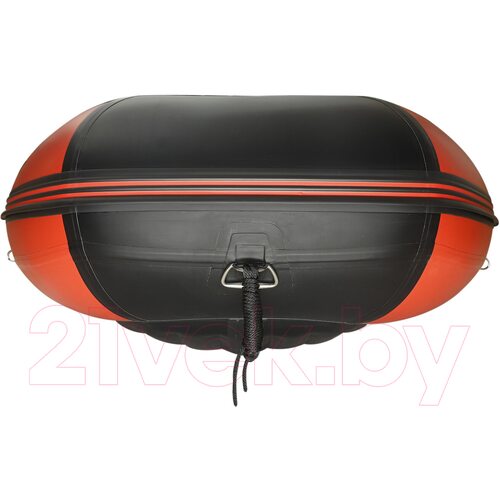 Лодка ПВХ GLADIATOR E420PRO нднд (красный/черный)