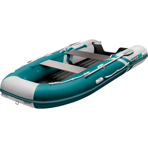 Лодка ПВХ GLADIATOR E420S (морской зеленый/белый)