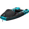 Лодка ПВХ GLADIATOR E350PRO (черный/бирюзовый)