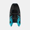 Лодка ПВХ GLADIATOR E350PRO (черный/бирюзовый)