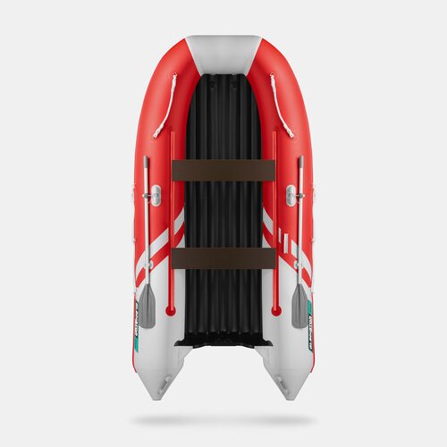 Лодка ПВХ GLADIATOR E350S (красный/белый)