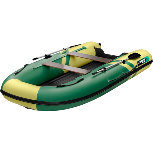 Лодка ПВХ GLADIATOR E350S (зеленый/оливковый)