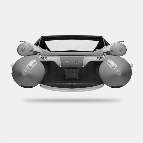 Лодка ПВХ GLADIATOR E380X (светло-темно-серый)