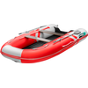 Лодка ПВХ GLADIATOR E350S (красный/белый)