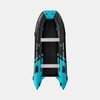 Лодка ПВХ GLADIATOR E450PRO (черный/бирюзовый)