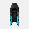 Лодка ПВХ GLADIATOR E450PRO (черный/бирюзовый)