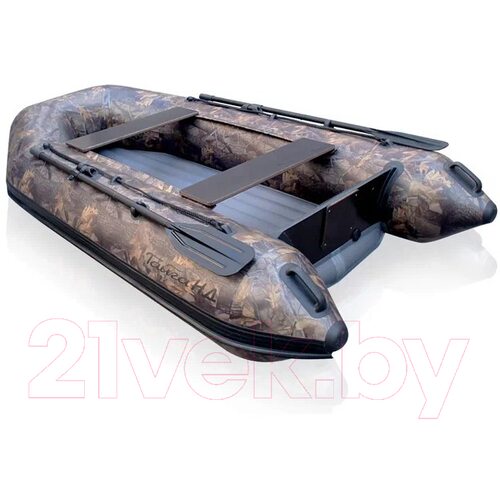 Лодка ПВХ Leader Boats Моторная килевая Тайга НД-270 / 4382022 (камуфляж)