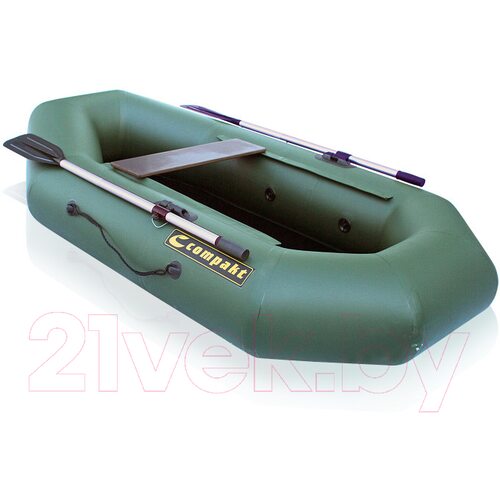 Лодка ПВХ Leader Boats Компакт-220 / 3922022 (зеленый)