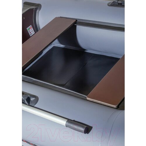 Лодка ПВХ Leader Boats Тайга-320-М / 3212021 (серый)