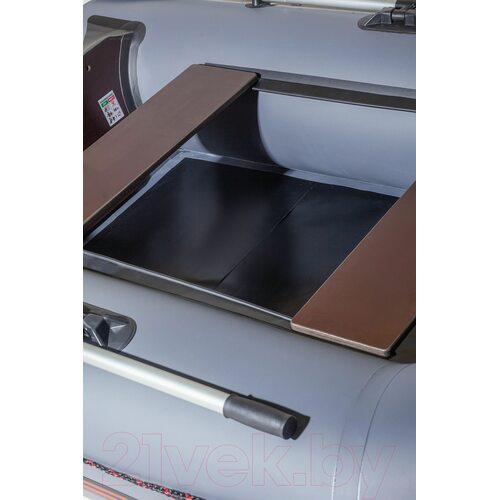 Лодка ПВХ Leader Boats Тайга-290-М / 2912021 (серый)