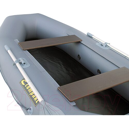 Лодка ПВХ Leader Boats Компакт-240 / 4022022 (серый)