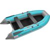 Лодка ПВХ Roger Boat Hunter 3200 (без киля, бирюзовый/серый комби)