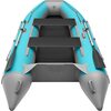 Лодка ПВХ Roger Boat Hunter 3200 (без киля, бирюзовый/серый комби)