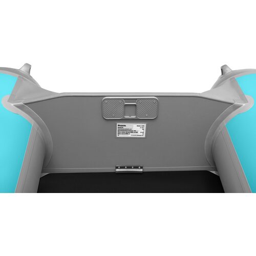 Лодка ПВХ Roger Boat Hunter 3200 (без киля, бирюзовый/серый комби)