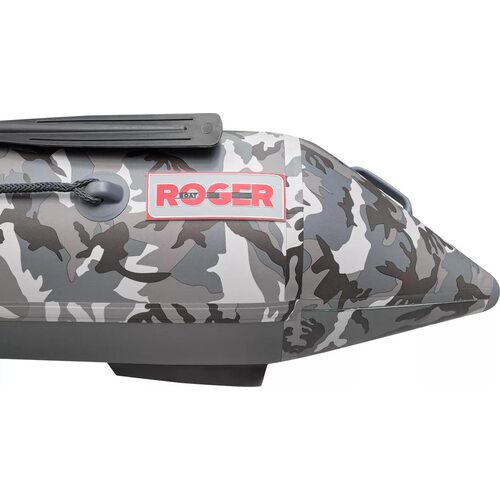 Лодка ПВХ Roger Boat Trofey 2900 (без киля, серый камуфляж/графит комби)