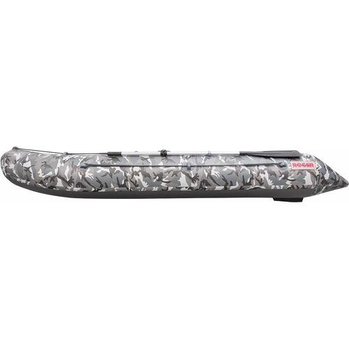 Лодка ПВХ Roger Boat Trofey 2900 (без киля, серый камуфляж/графит комби)