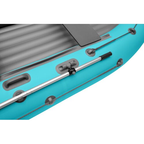 Лодка ПВХ Roger Boat Trofey 3100 (без киля, бирюзовый/серый комби)