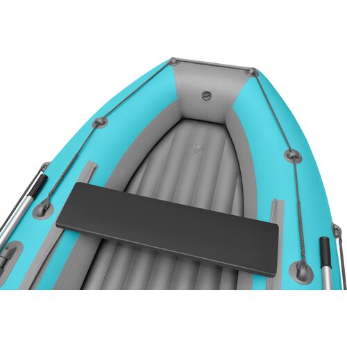 Лодка ПВХ Roger Boat Trofey 3100 (без киля, бирюзовый/серый комби)