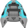 Лодка ПВХ Roger Boat Trofey 3100 (без киля, бирюзовый/серый комби)