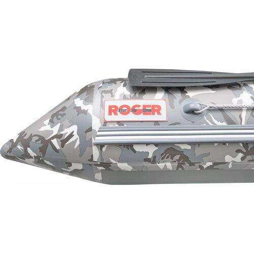 Лодка ПВХ Roger Boat Zefir 3100 LT (малокилевой, серый камуфляж/графит комби)