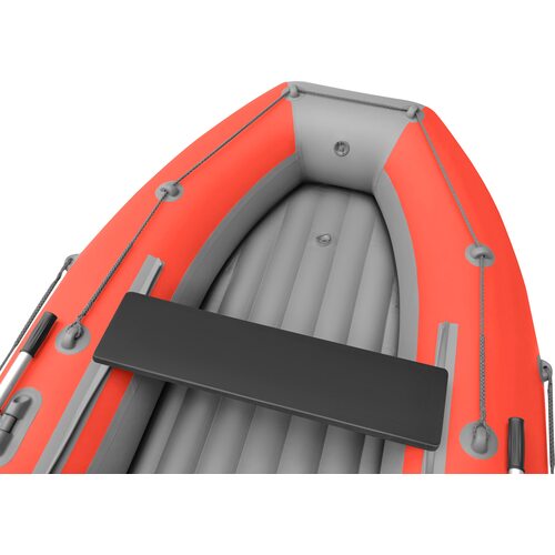Лодка ПВХ Roger Boat Zefir 3500 LT (малокилевой, красный/серый комби)
