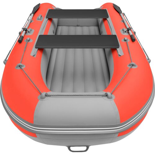 Лодка ПВХ Roger Boat Zefir 3500 LT (малокилевой, красный/серый комби)