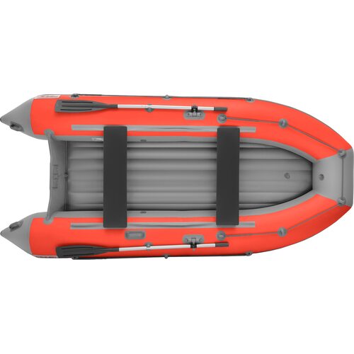 Лодка ПВХ Roger Boat Zefir 3500 LT (малокилевой, красный/серый комби)