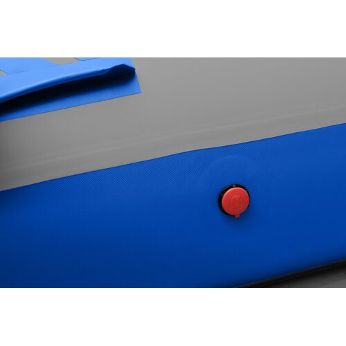 Лодка ПВХ Roger Boat Zefir 3700 (большой киль, серый/синий комби)