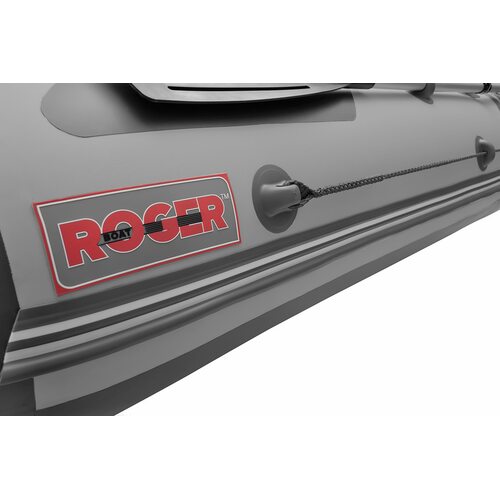 Лодка ПВХ Roger Boat Zefir 4000 (большой киль, серый/графит комби)