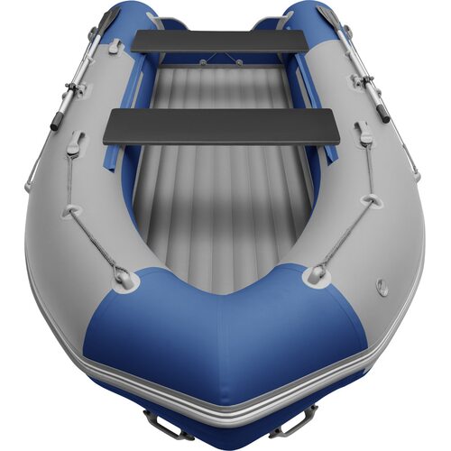 Лодка ПВХ Roger Boat Sfera 4200 (безконусная, средний киль, серый/синий комби)