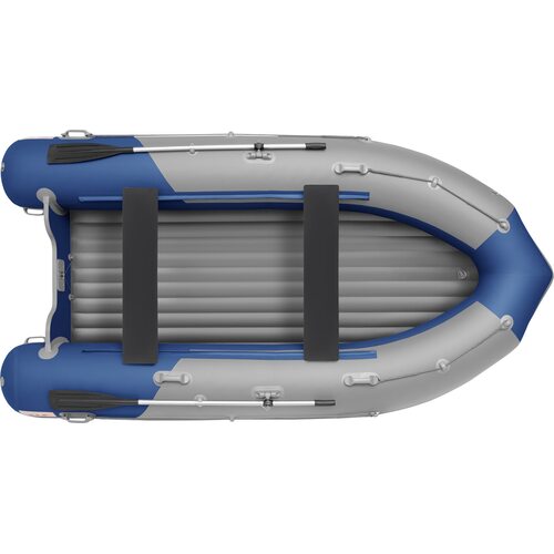 Лодка ПВХ Roger Boat Sfera 4200 (безконусная, средний киль, серый/синий комби)
