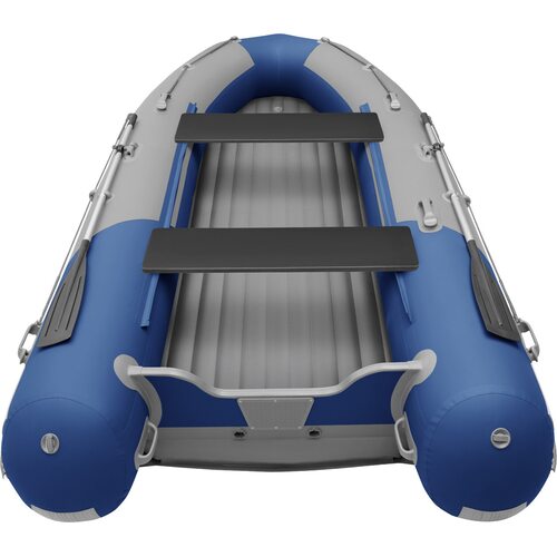 Лодка ПВХ Roger Boat Sfera 4200 (безконусная, средний киль, серый/синий комби)