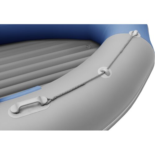 Лодка ПВХ Roger Boat Sfera 4200 (безконусная, средний киль, серый/синий комби)