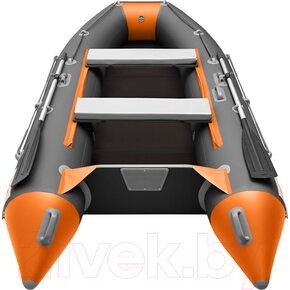 Лодка ПВХ Roger Boat Hunter 3000 (без киля, графит/оранжевый)