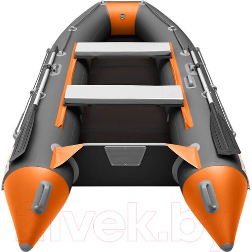 Лодка ПВХ Roger Boat Hunter 3000 (без киля, графит/оранжевый) Лодка ПВХ Roger Boat Hunter 3000 (без киля, графит/оранжевый)