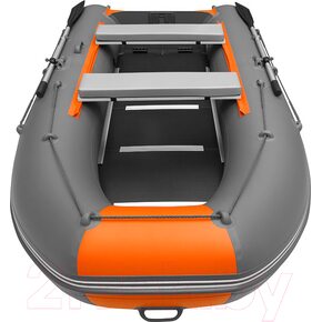Лодка ПВХ Roger Boat Hunter Keel 3000 (малокилевая, графит/оранжевый)