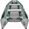 Лодка ПВХ Roger Boat Trofey 3300 (без киля, зеленый/серый) Лодка ПВХ Roger Boat Trofey 3300 (без киля, зеленый/серый)