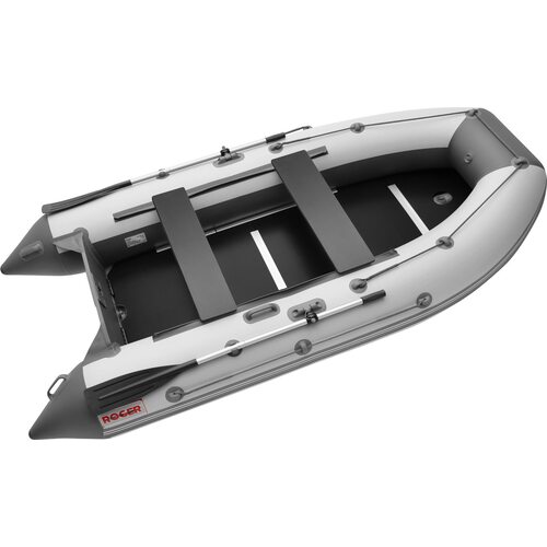 Лодка ПВХ Roger Boat Hunter keel 3200 (малокилевая, белый-графит комби)