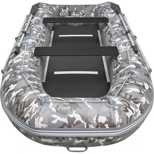Лодка ПВХ Roger Boat Hunter keel 3200 (малокилевая, серый камуфляж/графит комби)