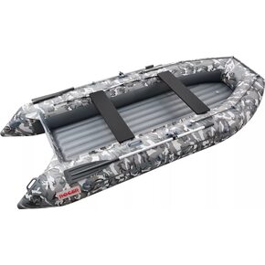 Лодка ПВХ Roger Boat Trofey 3100 (без киля, серый камуфляж/графит комби) Лодка ПВХ Roger Boat Trofey 3100 (без киля, серый камуфляж/графит комби)