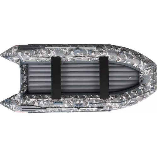 Лодка ПВХ Roger Boat Trofey 3100 (без киля, серый камуфляж/графит комби)