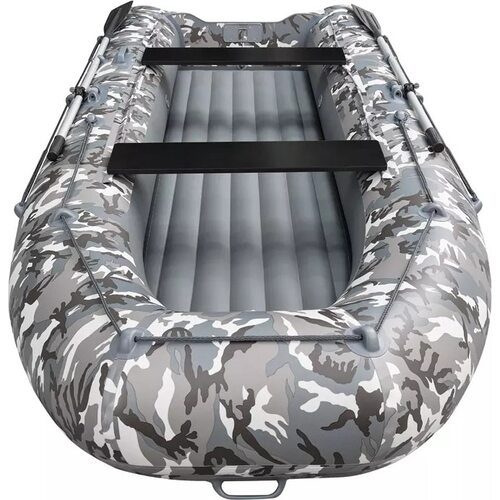 Лодка ПВХ Roger Boat Trofey 3100 (без киля, серый камуфляж/графит комби)