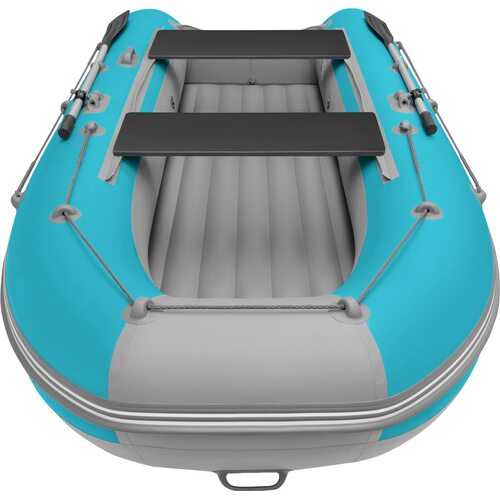 Лодка ПВХ Roger Boat Zefir 3100 LT (малокилевой, бирюзовый/серый комби)